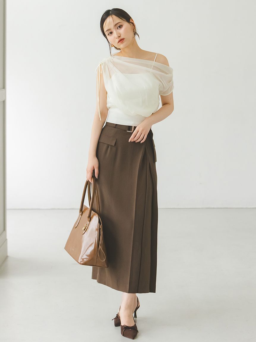 Snidel リボンフラットシューズ L フラットシューズ | SNIDEL（スナイデル） | ファッション通販