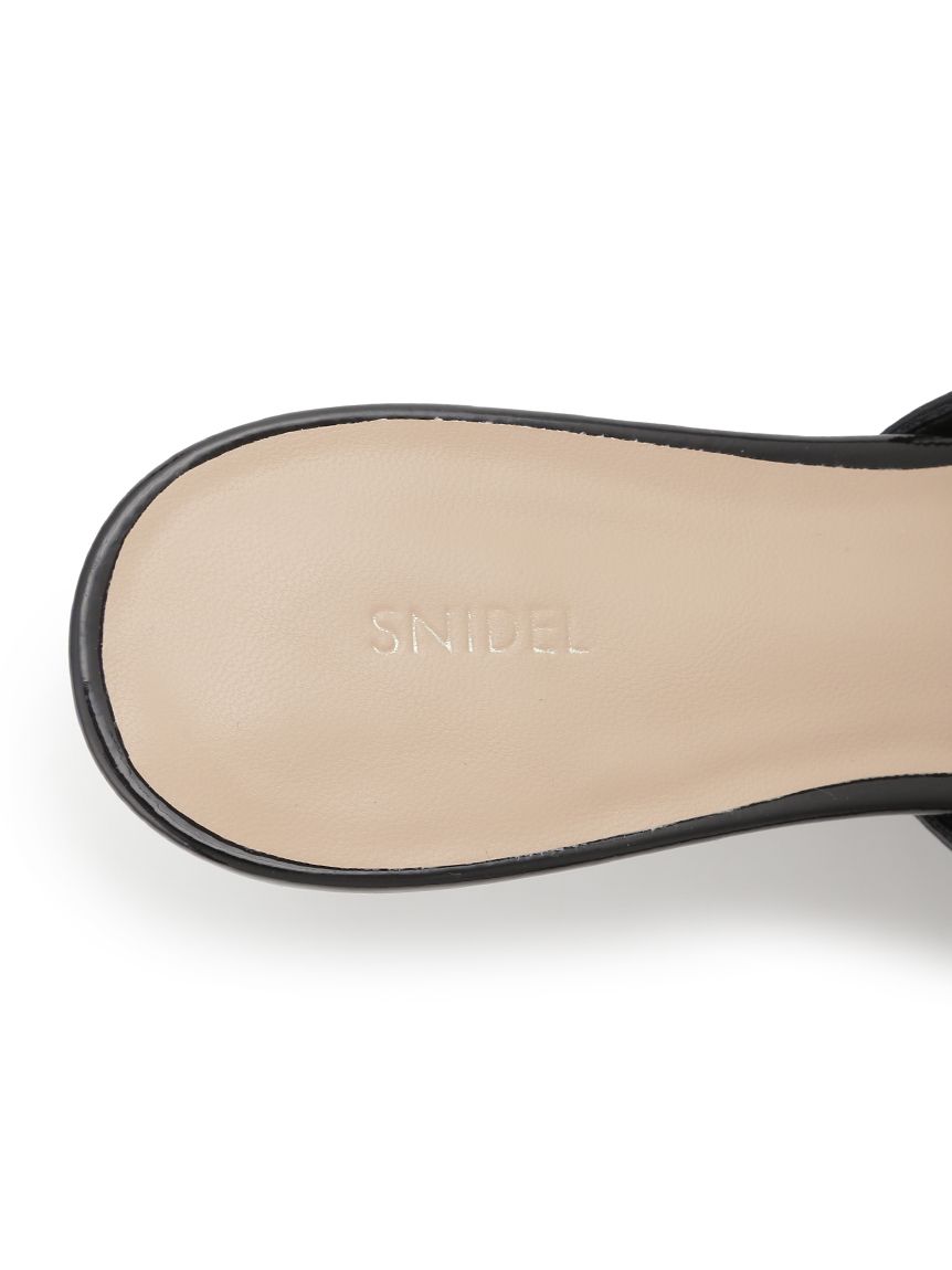 【SNIDEL スナイデル】リボンパンプス BUR 23.5 Mサイズ スナイデル SNIDEL リボンパンプス （BUR） - ファッション通販