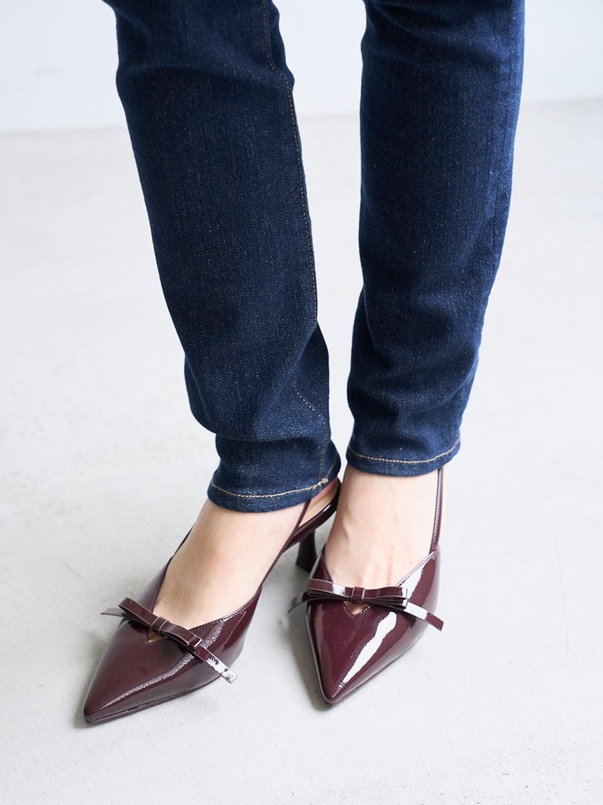 snidel リボンパンプス L リボンパンプス(パンプス)｜シューズ｜SNIDEL(スナイデル)の通販サイト