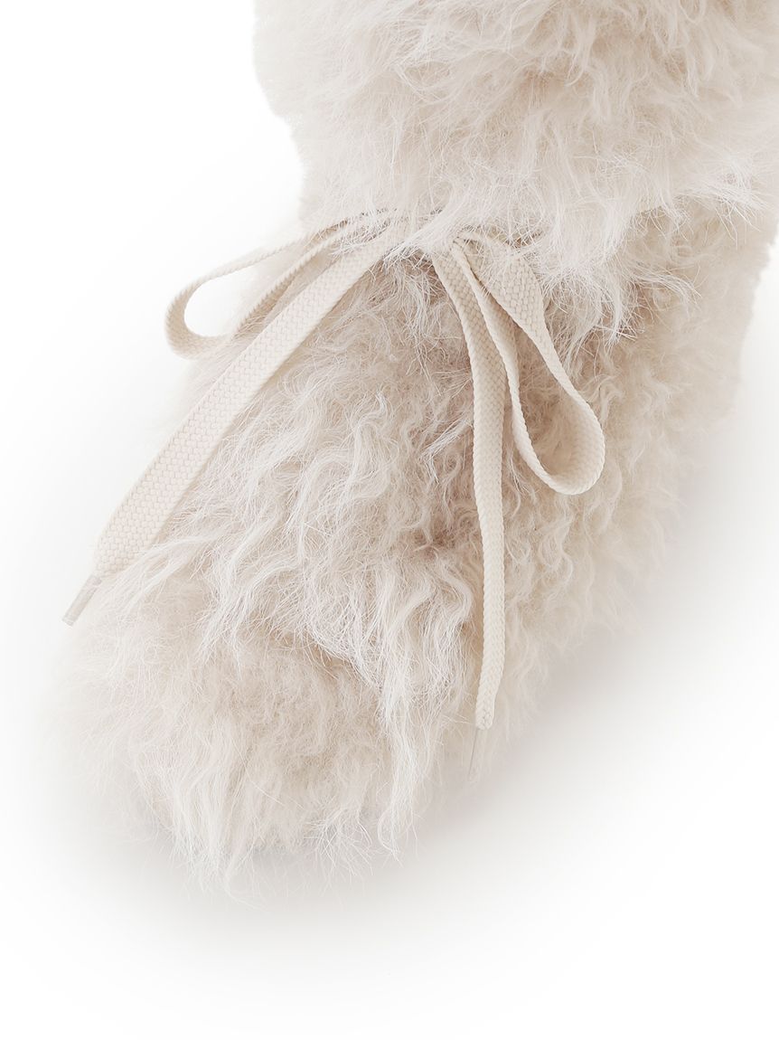 レースアップファーブーツSWGS254685 レースアップファーブーツ(ブーツ)｜シューズ｜SNIDEL