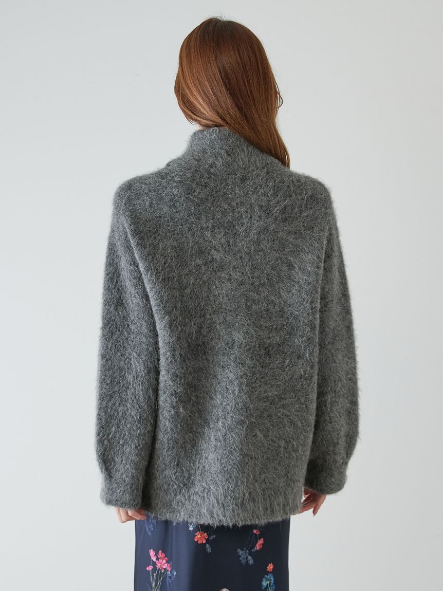 アルパカシャギージップコート(ブルゾン)｜アウター｜SNIDEL