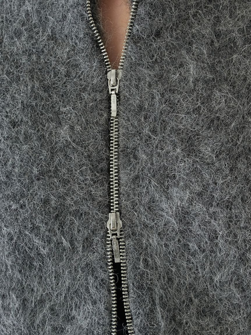 アルパカシャギージップコート(ブルゾン)｜アウター｜SNIDEL