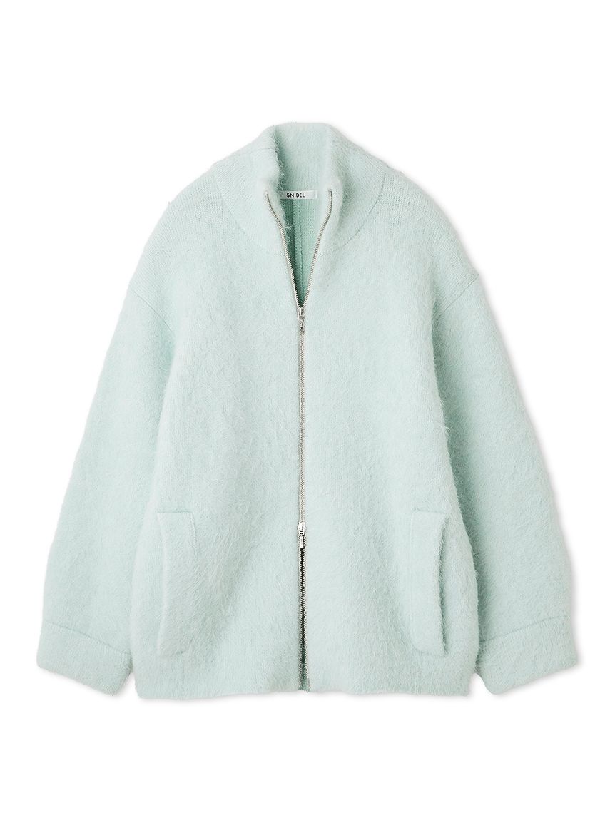 アルパカシャギージップコート(ブルゾン)｜アウター｜SNIDEL