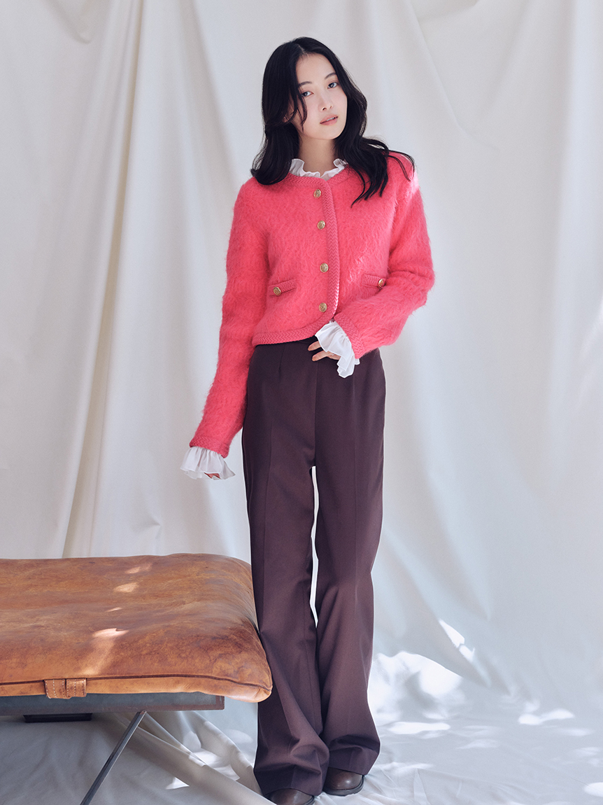 SNIDEL スナイデル ファーライクフリルニットジャケット SNIDEL｜ファーライクフリルニットジャケット | Rakuten Fashion(楽天