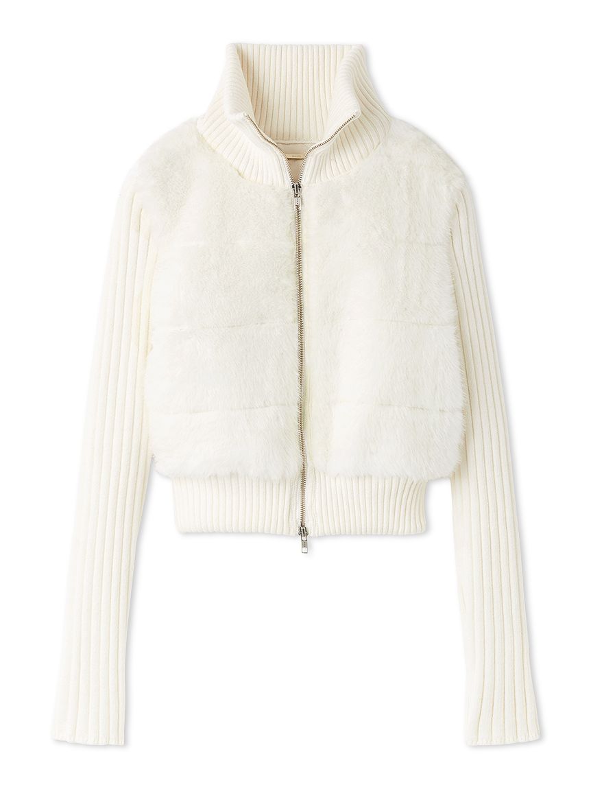 完売♥️新作新品✨ SNIDEL スナイデル ファーニットブルゾン✨ LPNK ファーニットブルゾン【カンヘウォン着用】(ブルゾン)｜アウター