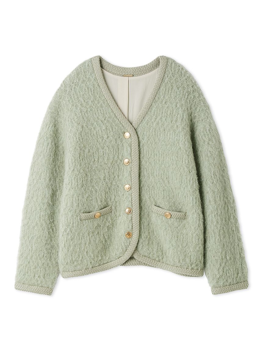 ファーライクミドルニットジャケット(ジャケット)｜アウター｜SNIDEL