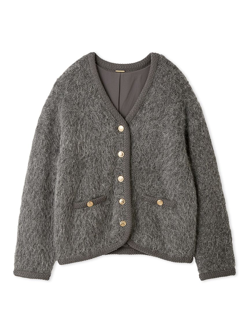 ファーライクミドルニットジャケット(ジャケット)｜アウター｜SNIDEL