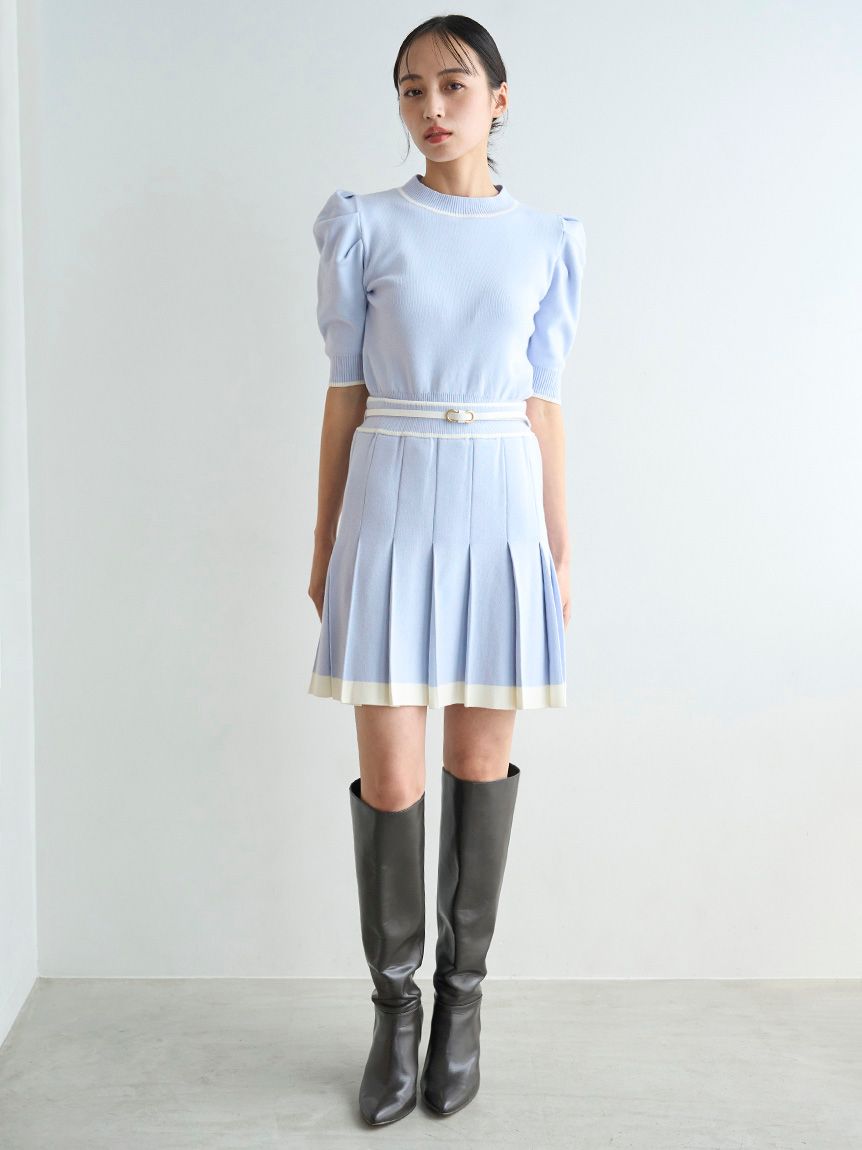 ミニニットセットアップ(トップス&ボトムセット)|ワンピース ミニニットセットアップ(トップス&ボトムセット)|ワンピース