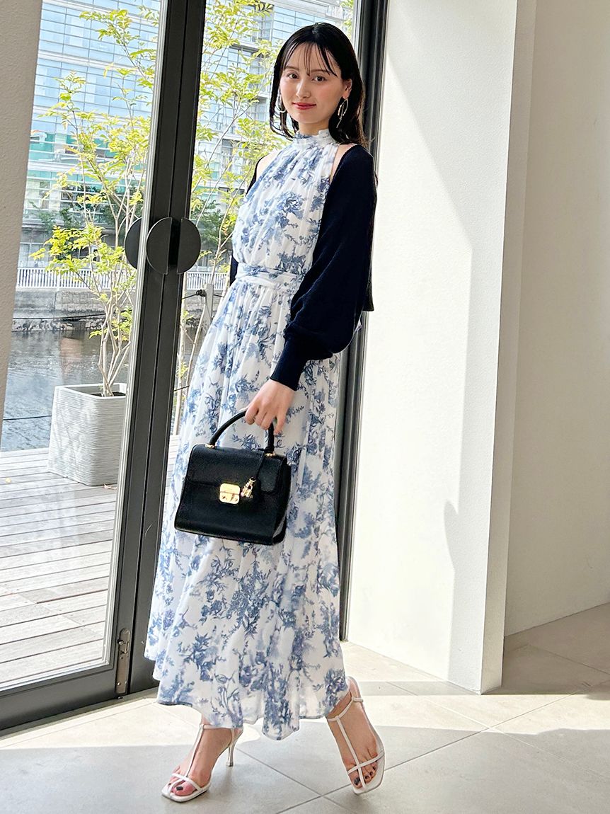 snidel アメスリワンピース×ボレロカーデセット SNIDELアメスリワンピース×ボレロカーデセット