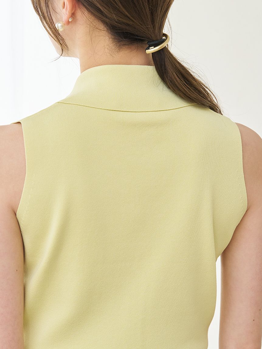 【山の麓】SNIDEL ニットベスト×ティアードスカートセット ブラウン ニットベスト×ティアードスカートセット(トップス＆ボトムセット