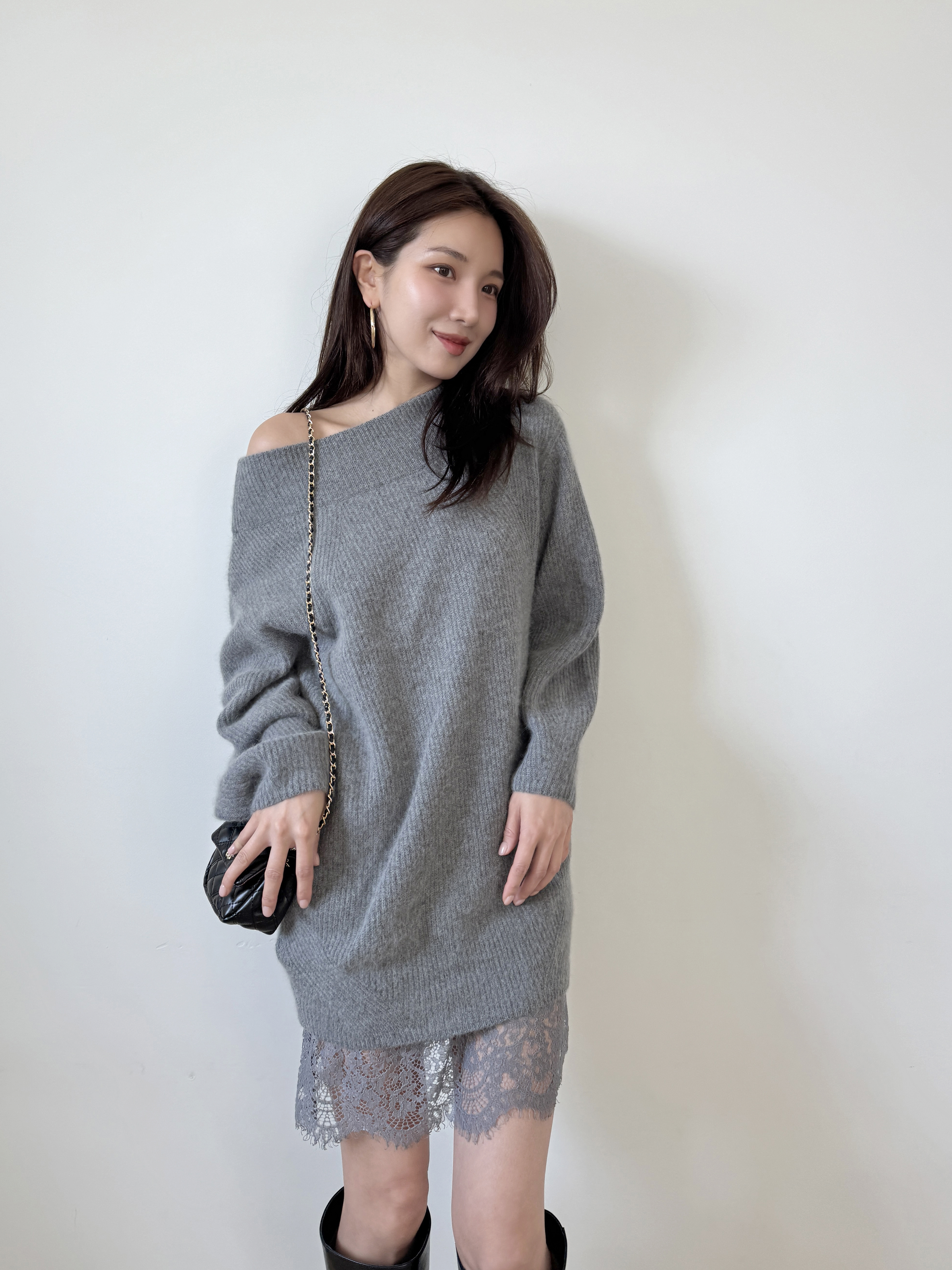 ニットセットキャミミニワンピース(ミニワンピース)|ワンピース ニットセットキャミミニワンピース(ミニワンピース)|ワンピース