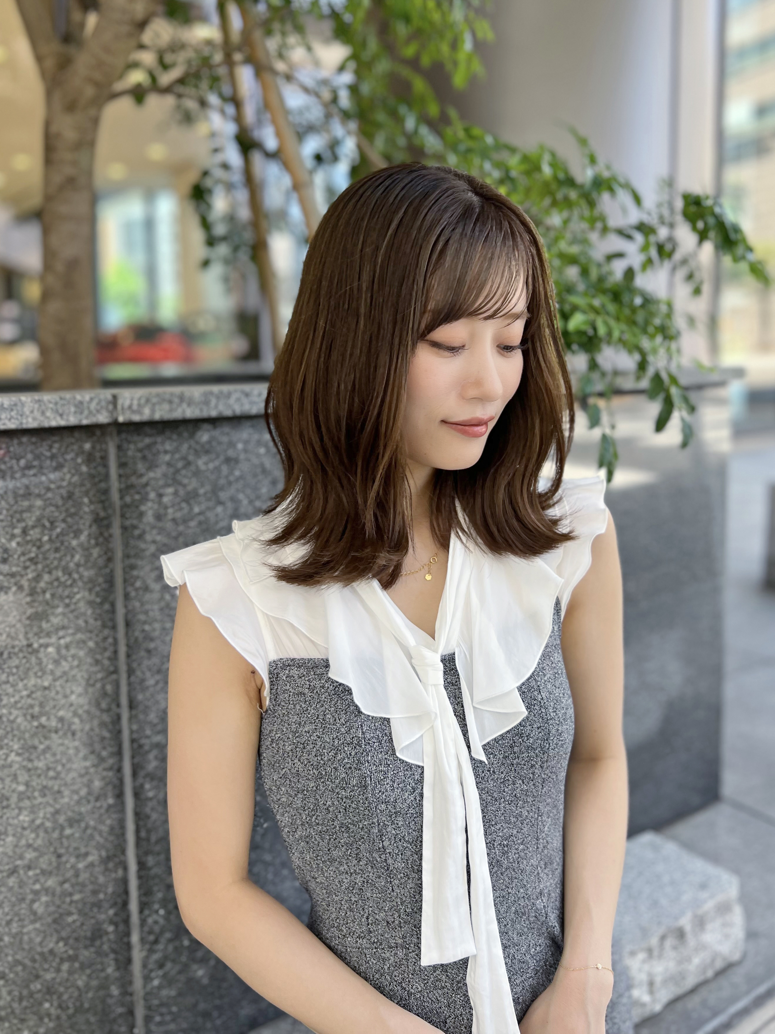 SNIDEL Sustainableフリルカラードッキングミニワンピース 新品 Sustainableフリルカラードッキングミニワンピース(ミニ