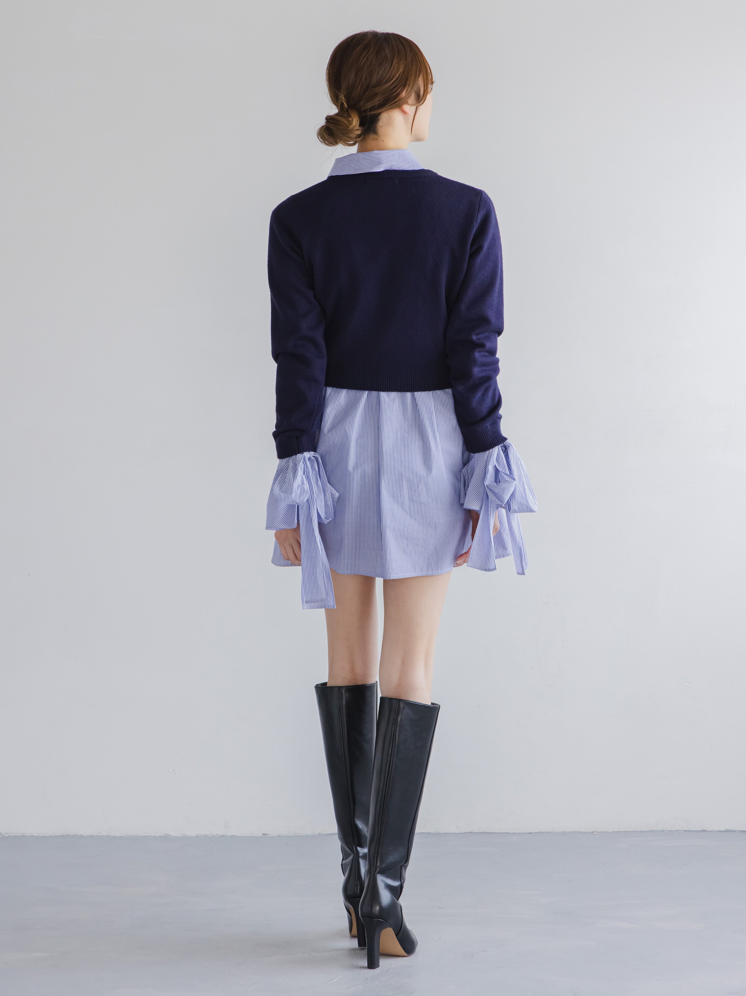 ボウタイニットミニワンピース 🎀LILY BROWN ボウタイニットミニワンピース🎀 | ウサギ