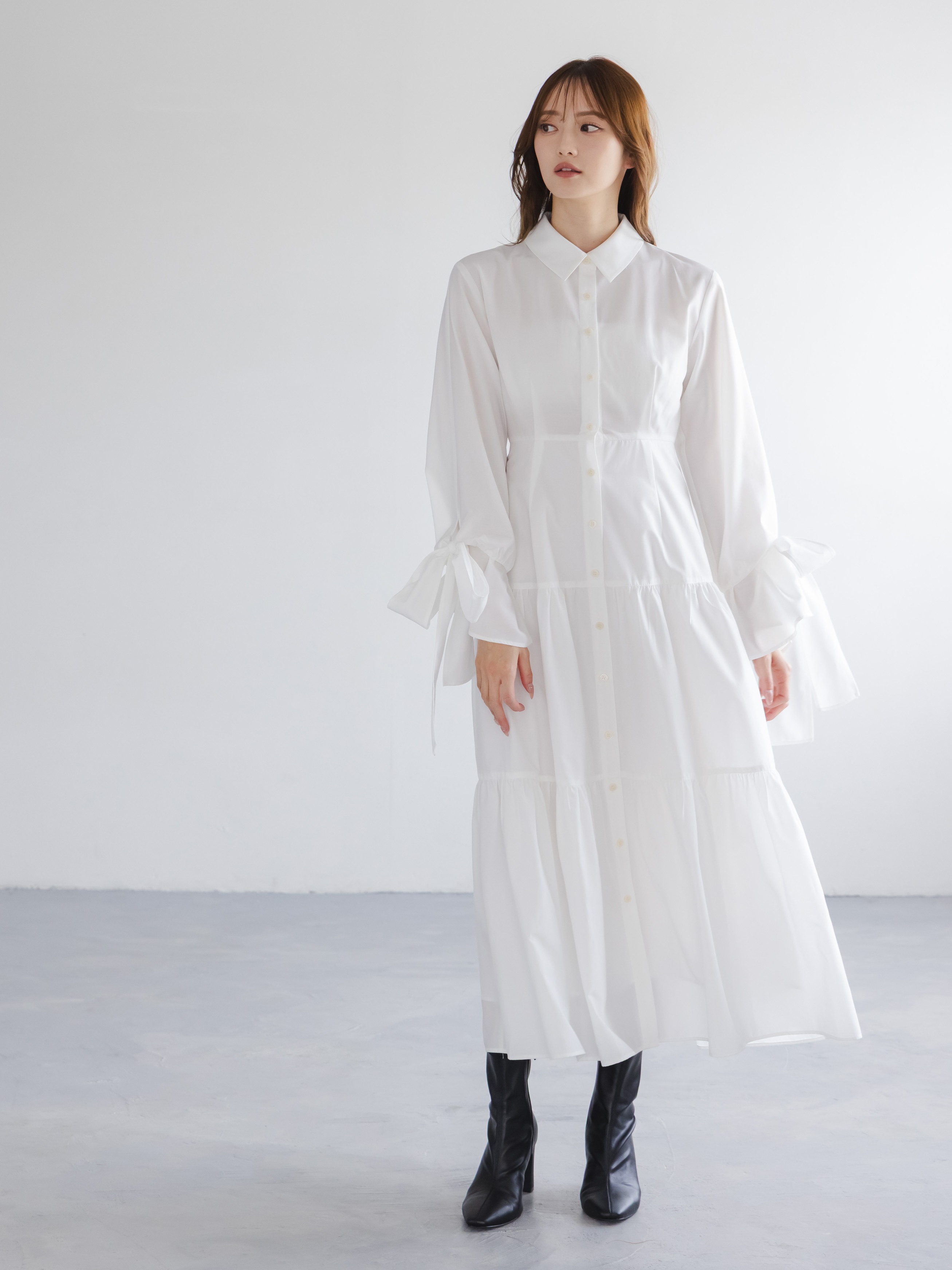 MASH SUMMER WEEK限定】ニットセットボウタイロングワンピース
