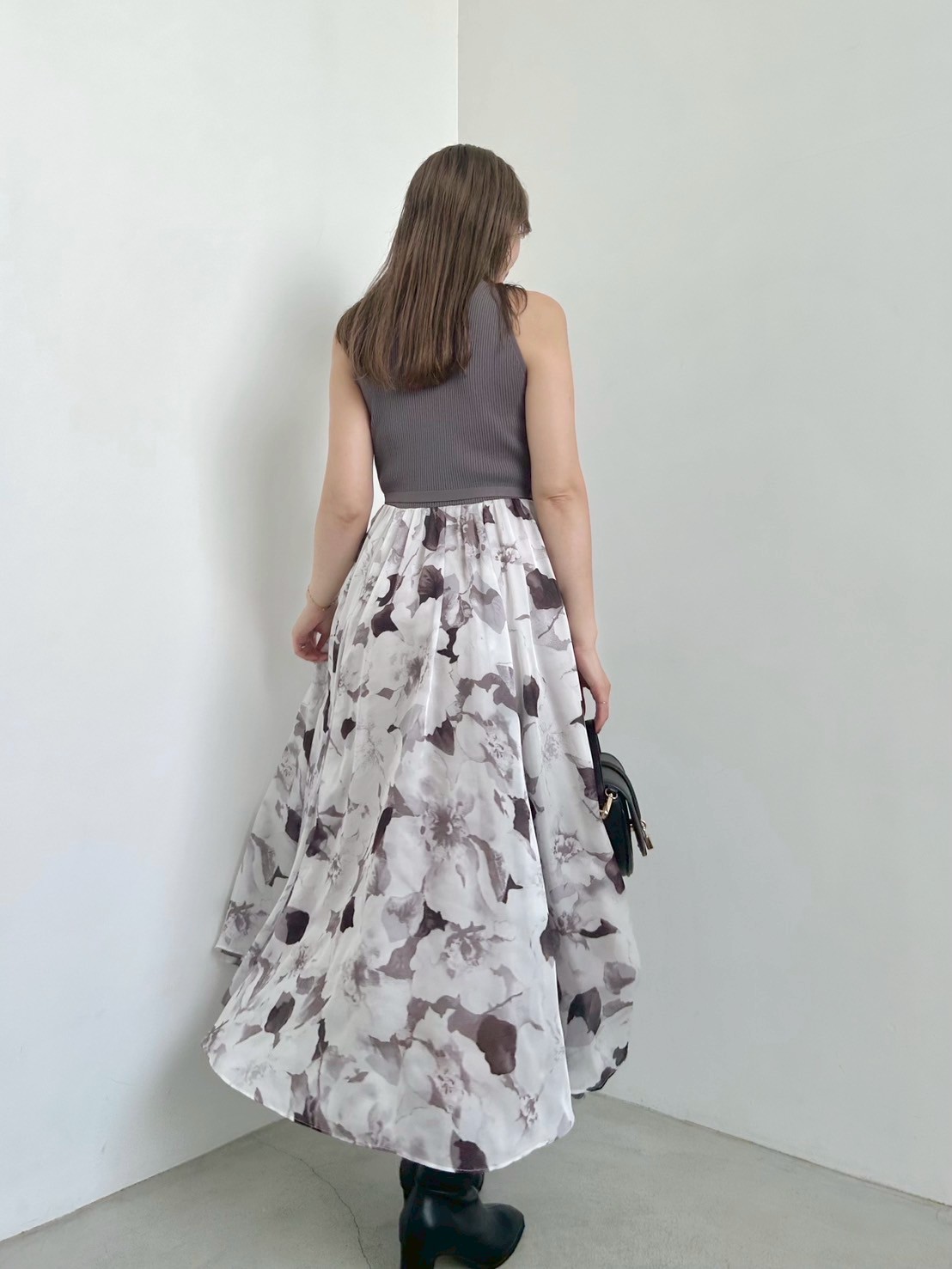 snidel ドッキングワンピース CGRY 0 SNIDEL 「SNIDEL」 ドッキングワンピース FREE ダークグレー