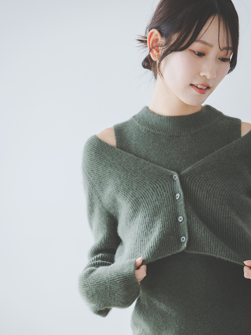 ラクーン畦ノースリミニワンピース(ミニワンピース)｜ワンピース