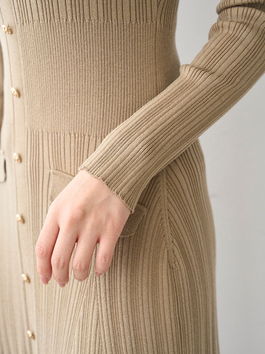 snidel ニットワンピ SNIDEL snidel / スナイデル 深Vニットセットキャミワンピース