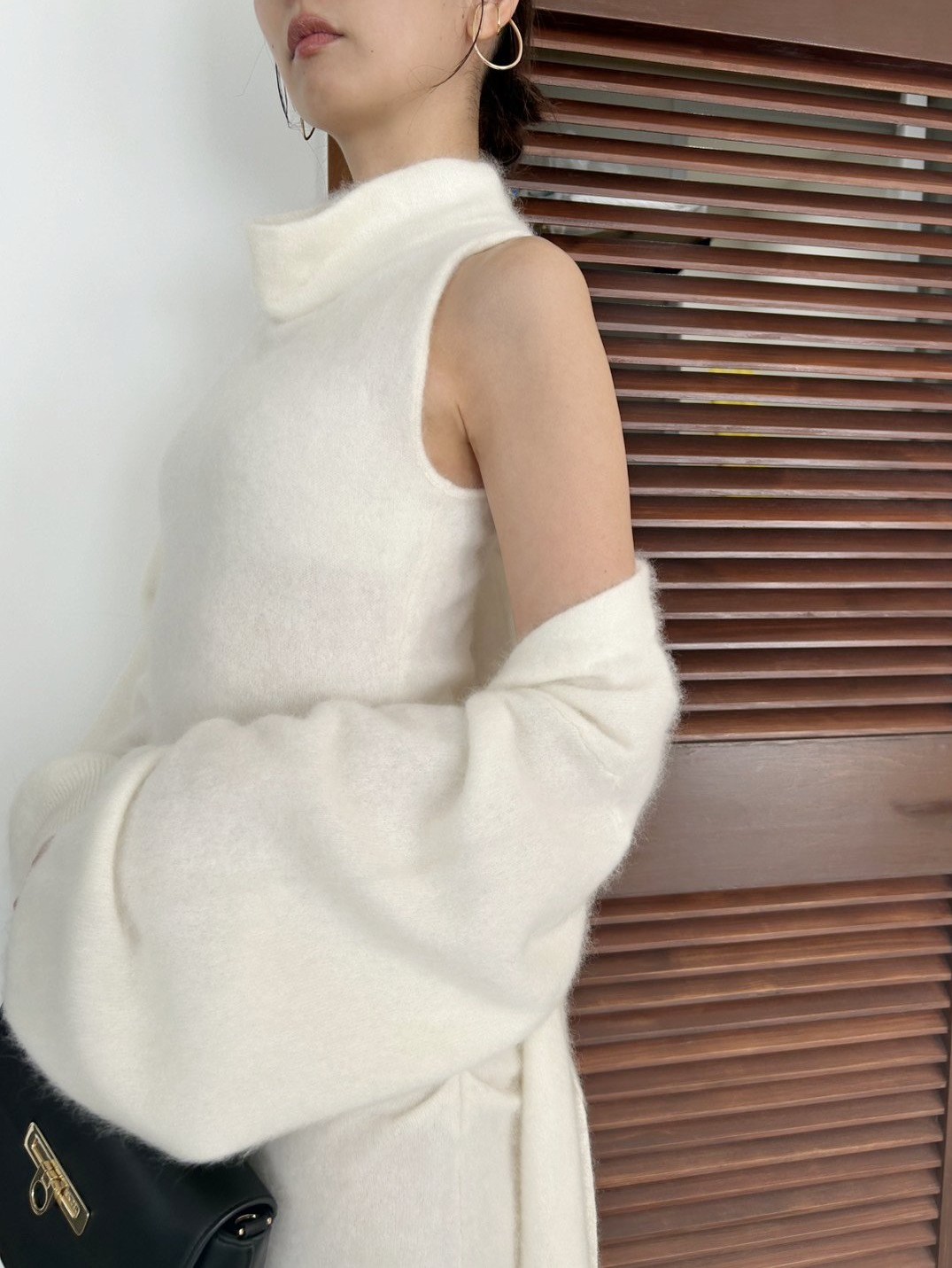 HIGH QUALITY】メリノウールアメスリニットワンピース(マキシ・ロング