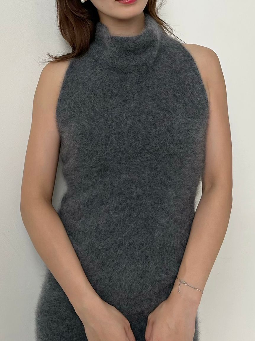 HIGH QUALITY】メリノウールアメスリニットワンピース(マキシ・ロング