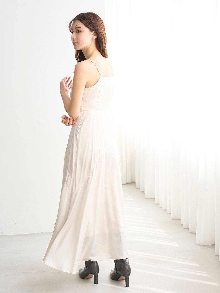 キーネックニットセットキャミワンピース(マキシ・ロングワンピース