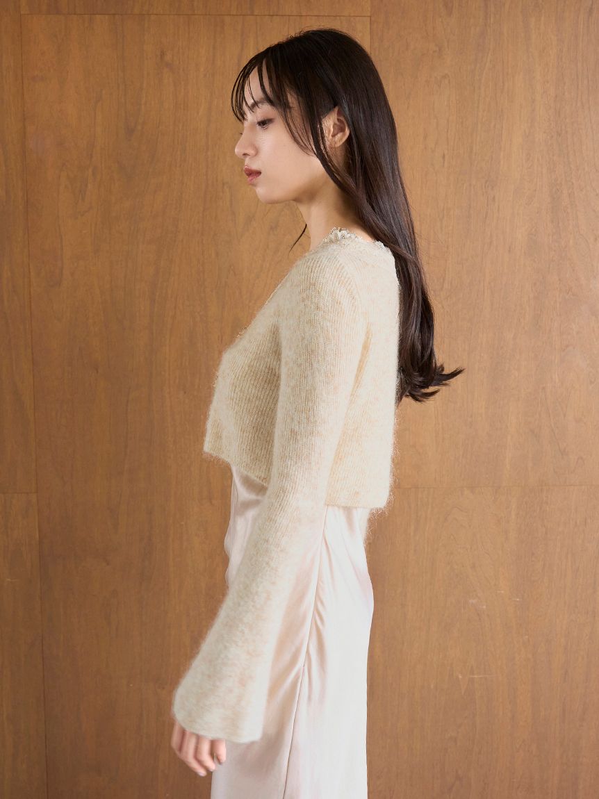キャミワンピースモヘアカーディガンセット(マキシ・ロングワンピース