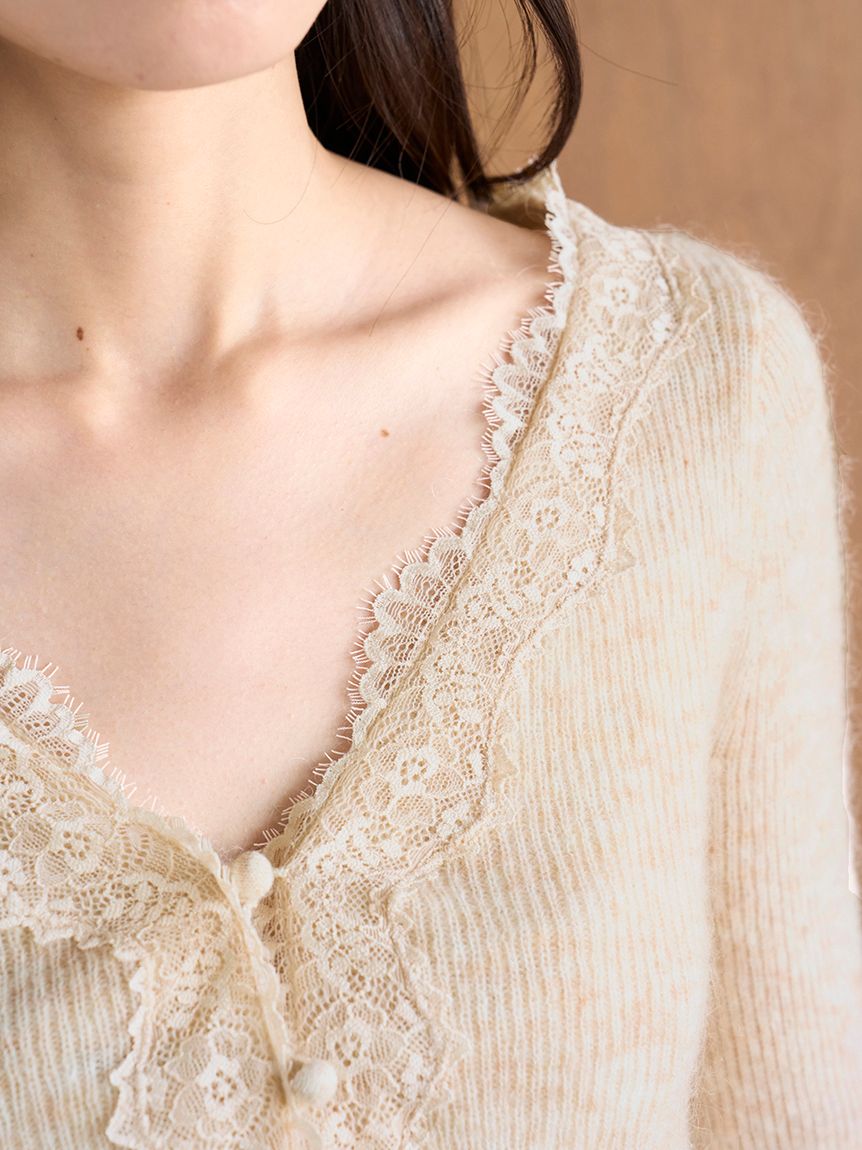 キャミワンピースモヘアカーディガンセット(マキシ・ロングワンピース