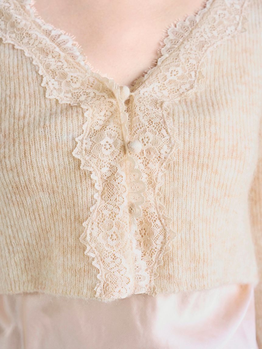 キャミワンピースモヘアカーディガンセット(マキシ・ロングワンピース