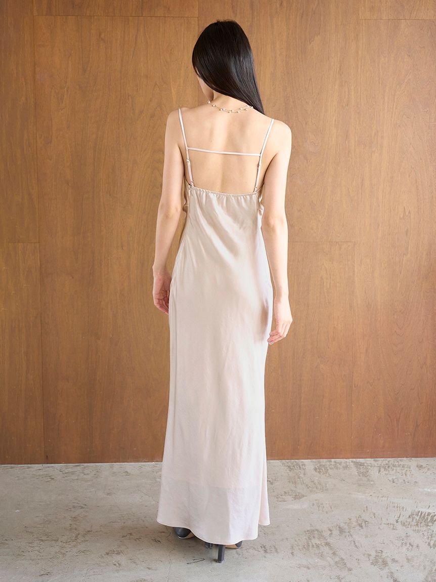 キャミワンピースモヘアカーディガンセット(マキシ・ロングワンピース