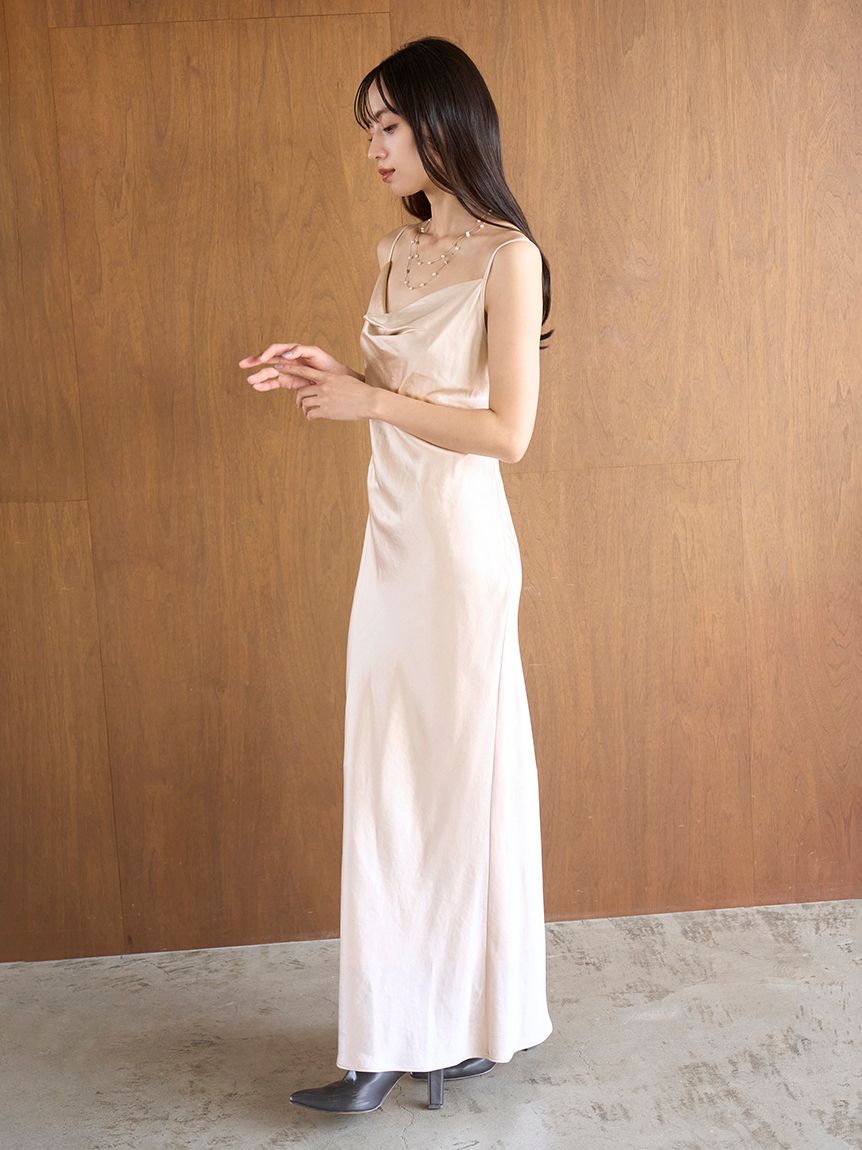 キャミワンピースモヘアカーディガンセット(マキシ・ロングワンピース