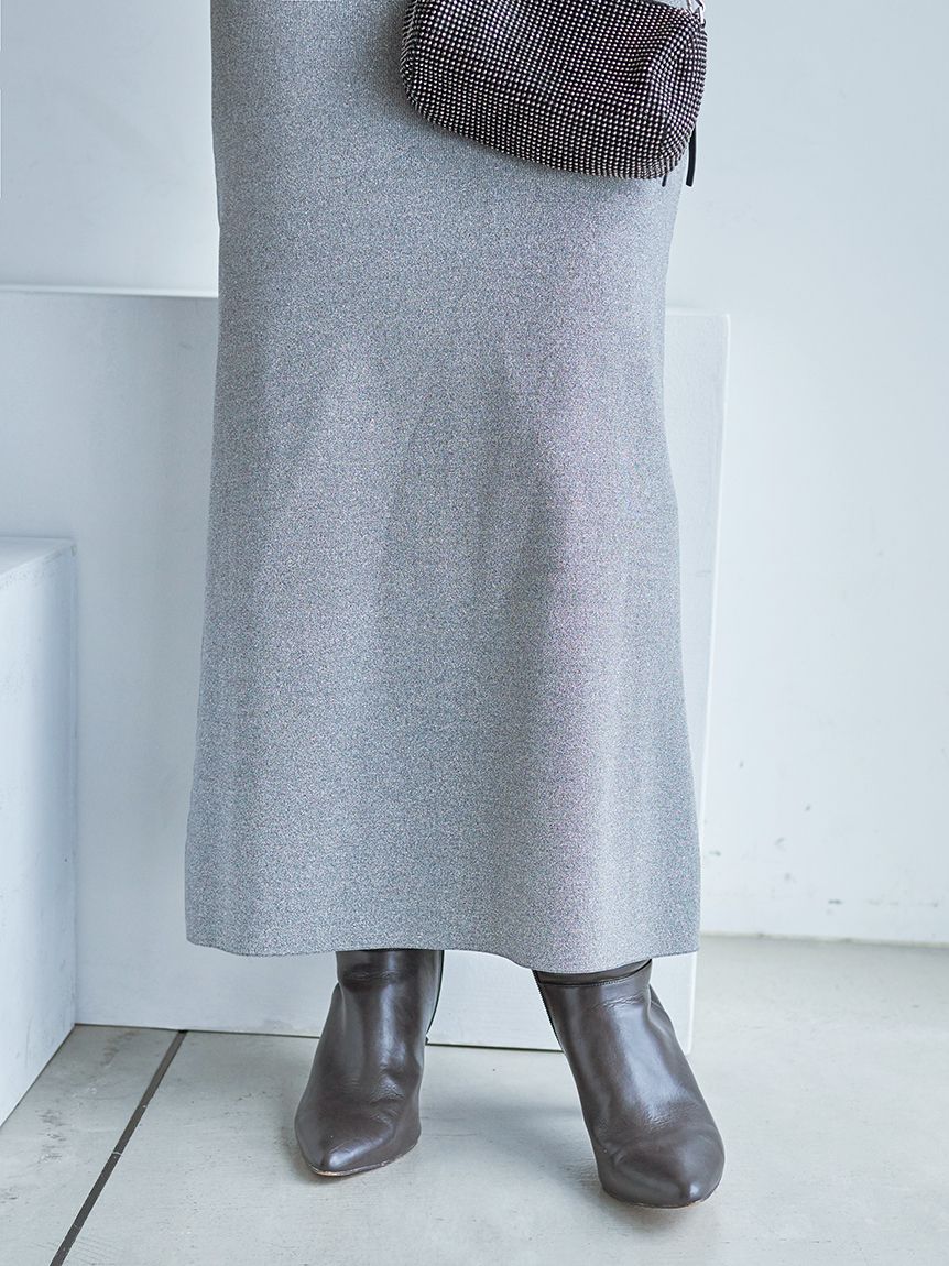 オフショルIラインニットワンピース【カンヘウォン着用】(マキシ