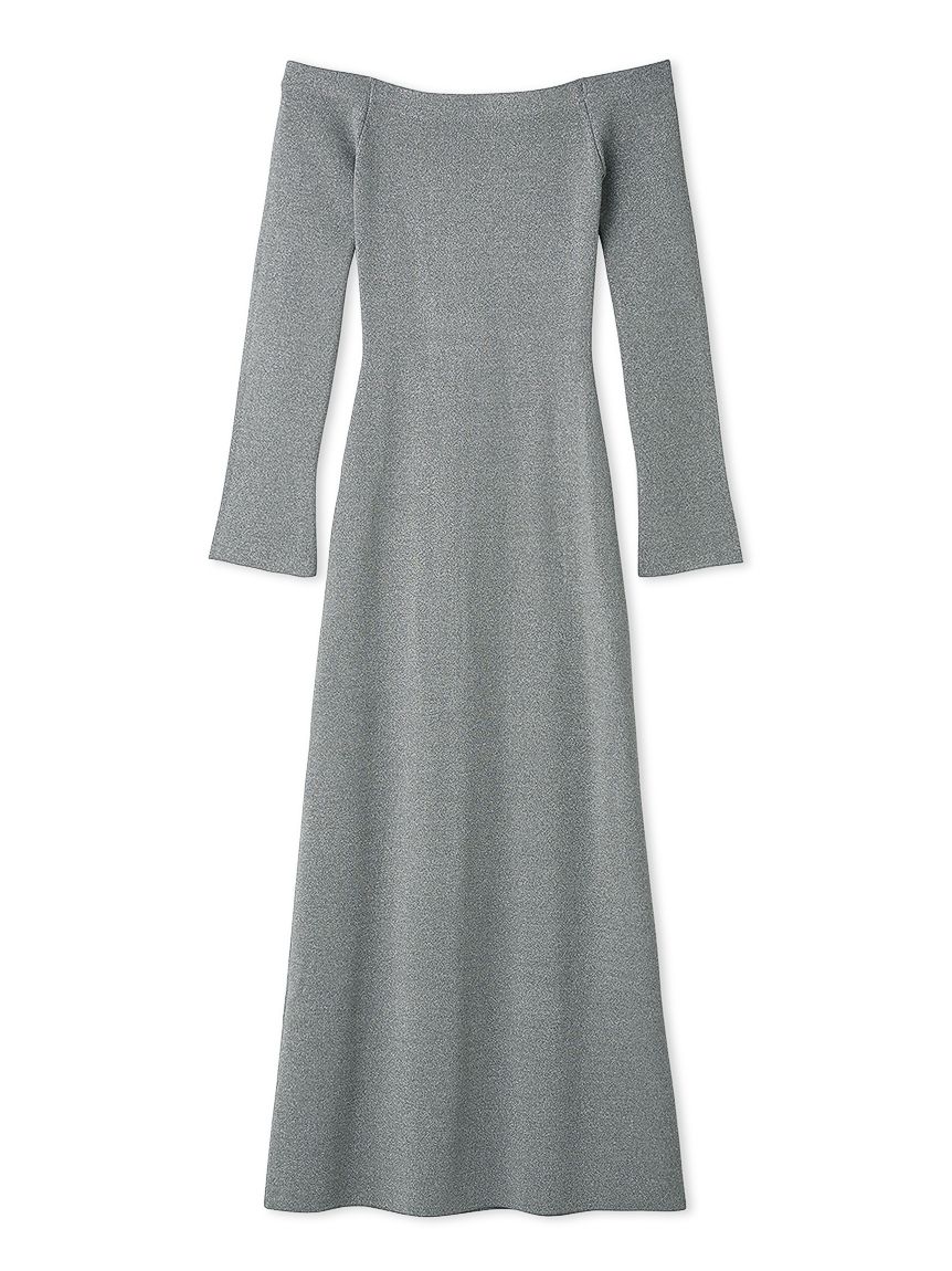 オフショルIラインニットワンピース【カンヘウォン着用】(マキシ