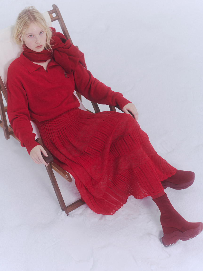 レースクロシェロングドレス(マキシ・ロングワンピース)｜ワンピース