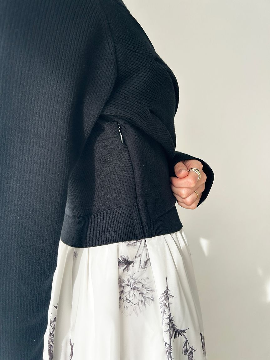 ニットドッキングワンピース(マキシ・ロングワンピース)｜ワンピース