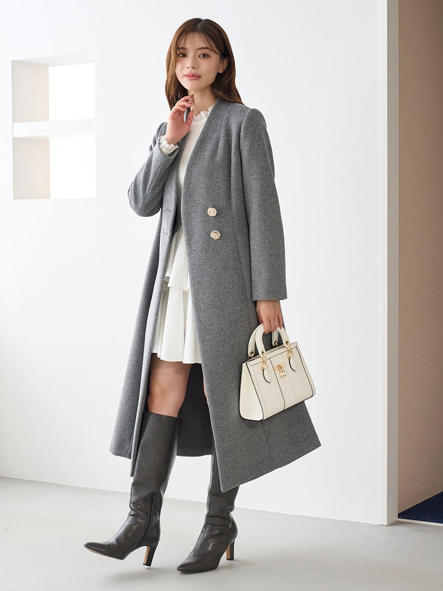 Sustainableドッキングミニニットワンピース(ミニワンピース