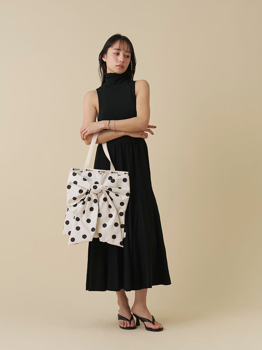 バックオープンデザインロングニットワンピース(ロングワンピース