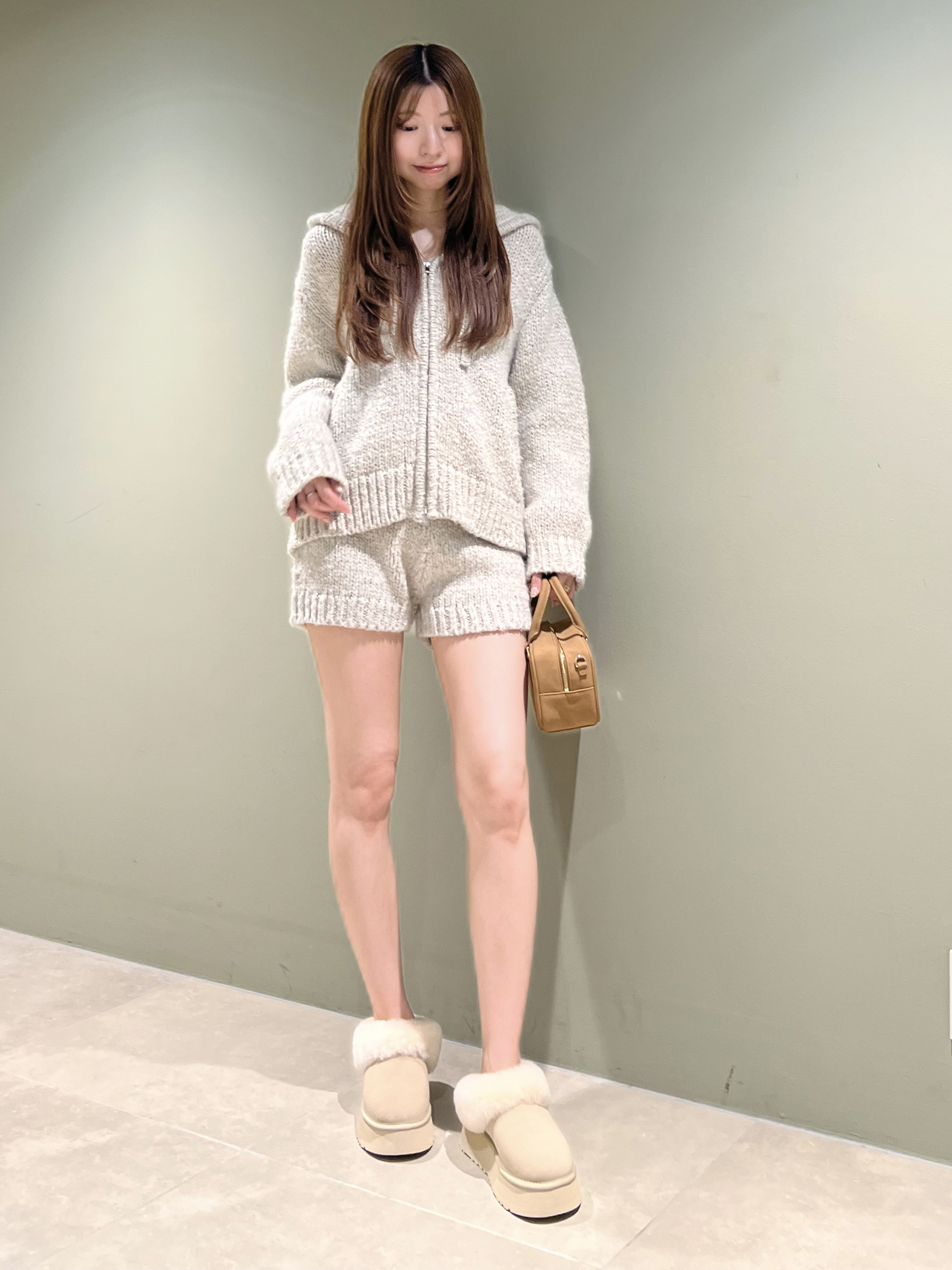 ★新品★Rene★パール ニット ショートパンツ★36★ホワイト★ ☆新品☆Rene☆パール ニット ショートパンツ☆36☆ホワイト☆