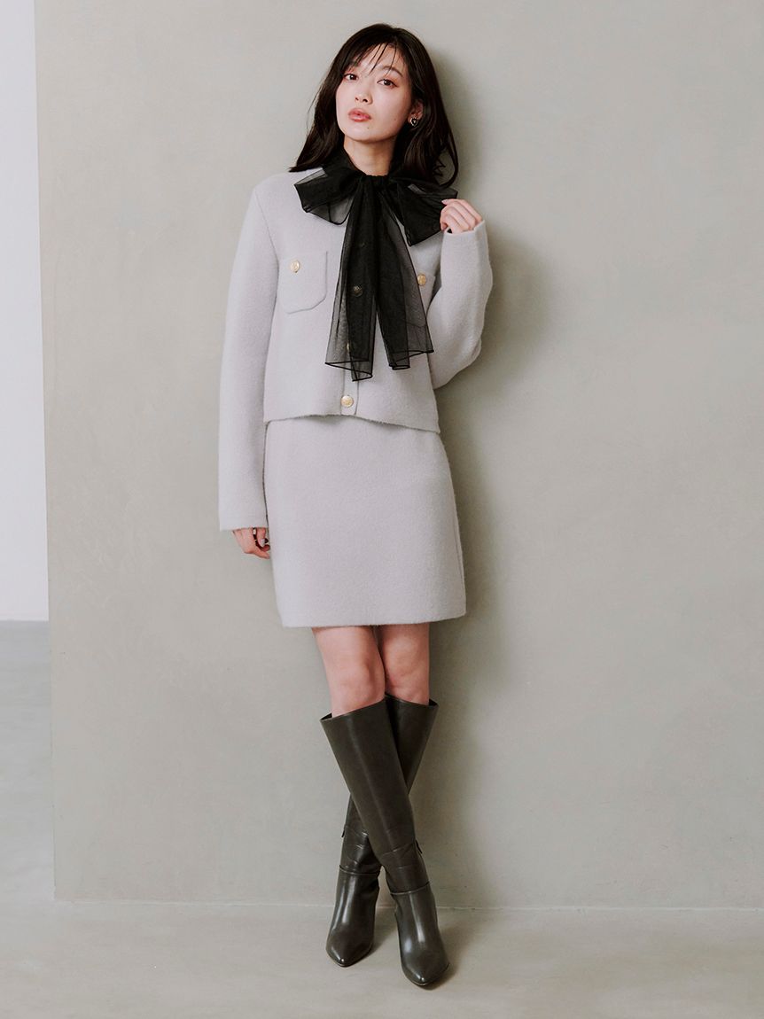 フォックスニットスカート(ミニスカート)｜スカート｜SNIDEL