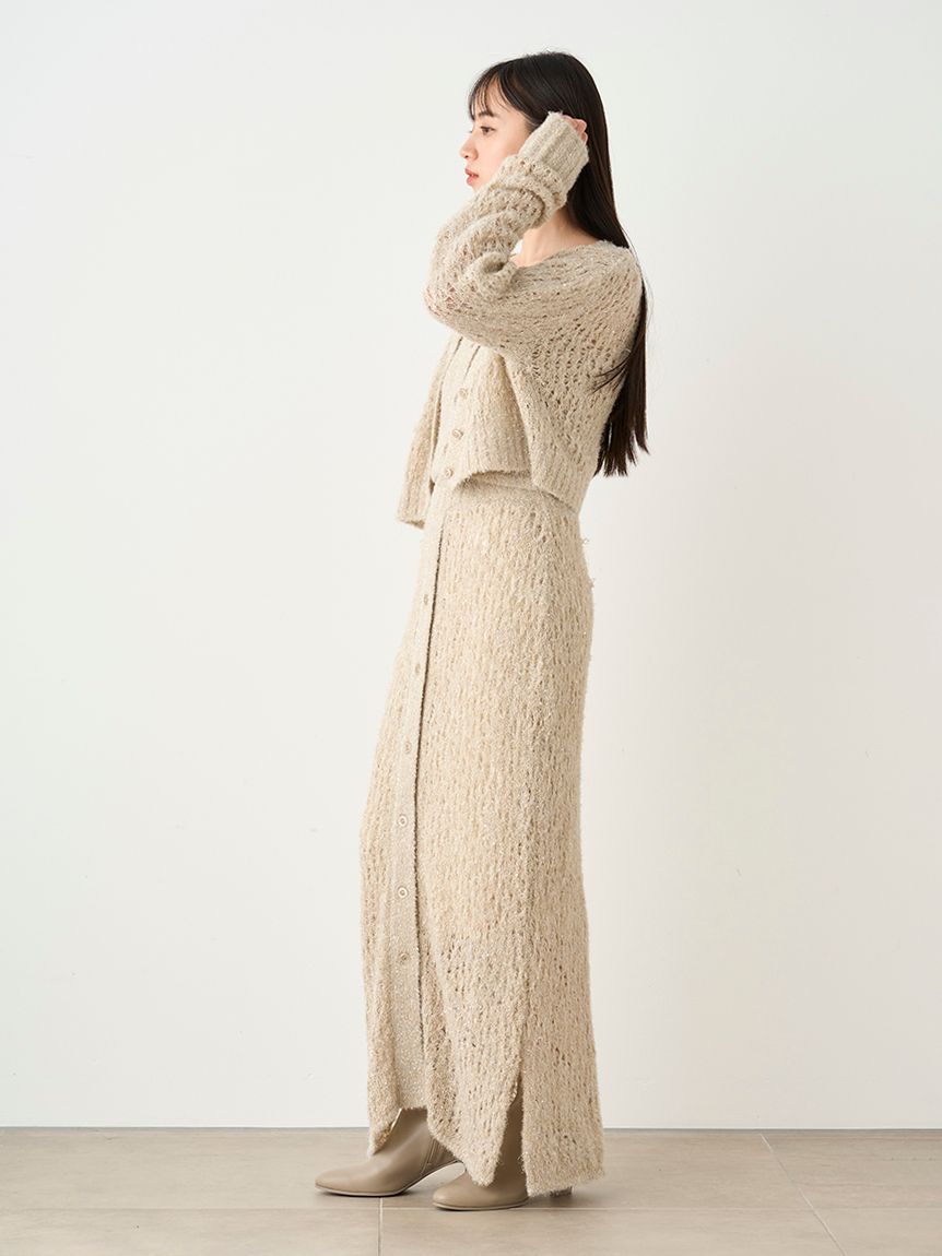 ファンシーヤーンカーディガン(カーディガン)｜トップス｜SNIDEL  