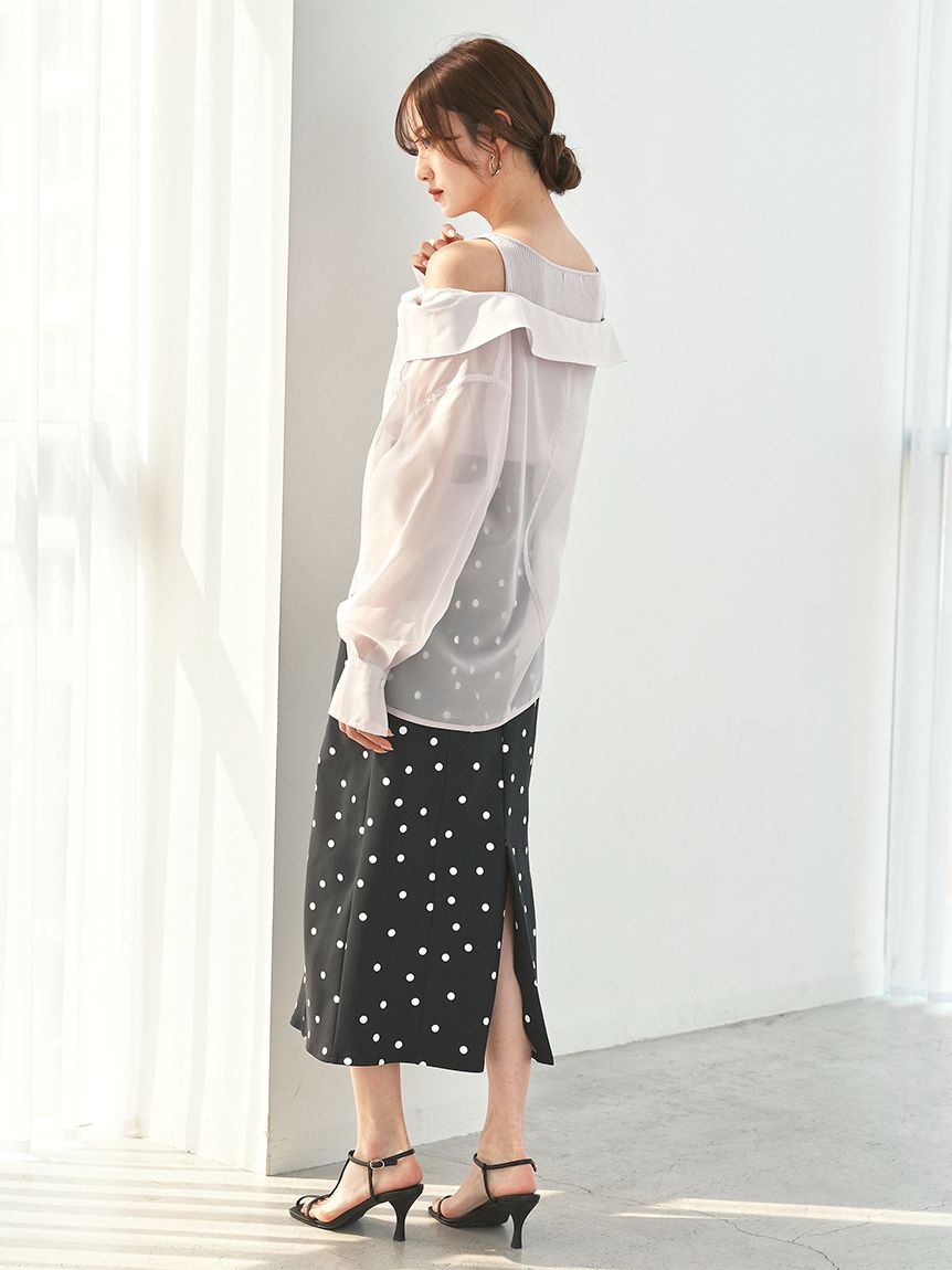 Sustainableシアーシャツニットセット（ニット）｜SNIDEL