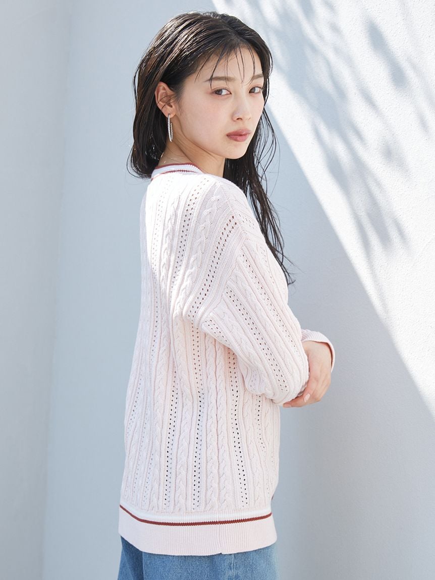 LACOSTE/ニットカーディガン(カーディガン)|トップス|SNIDEL LACOSTE/ニットカーディガン(カーディガン)|トップス|SNIDEL