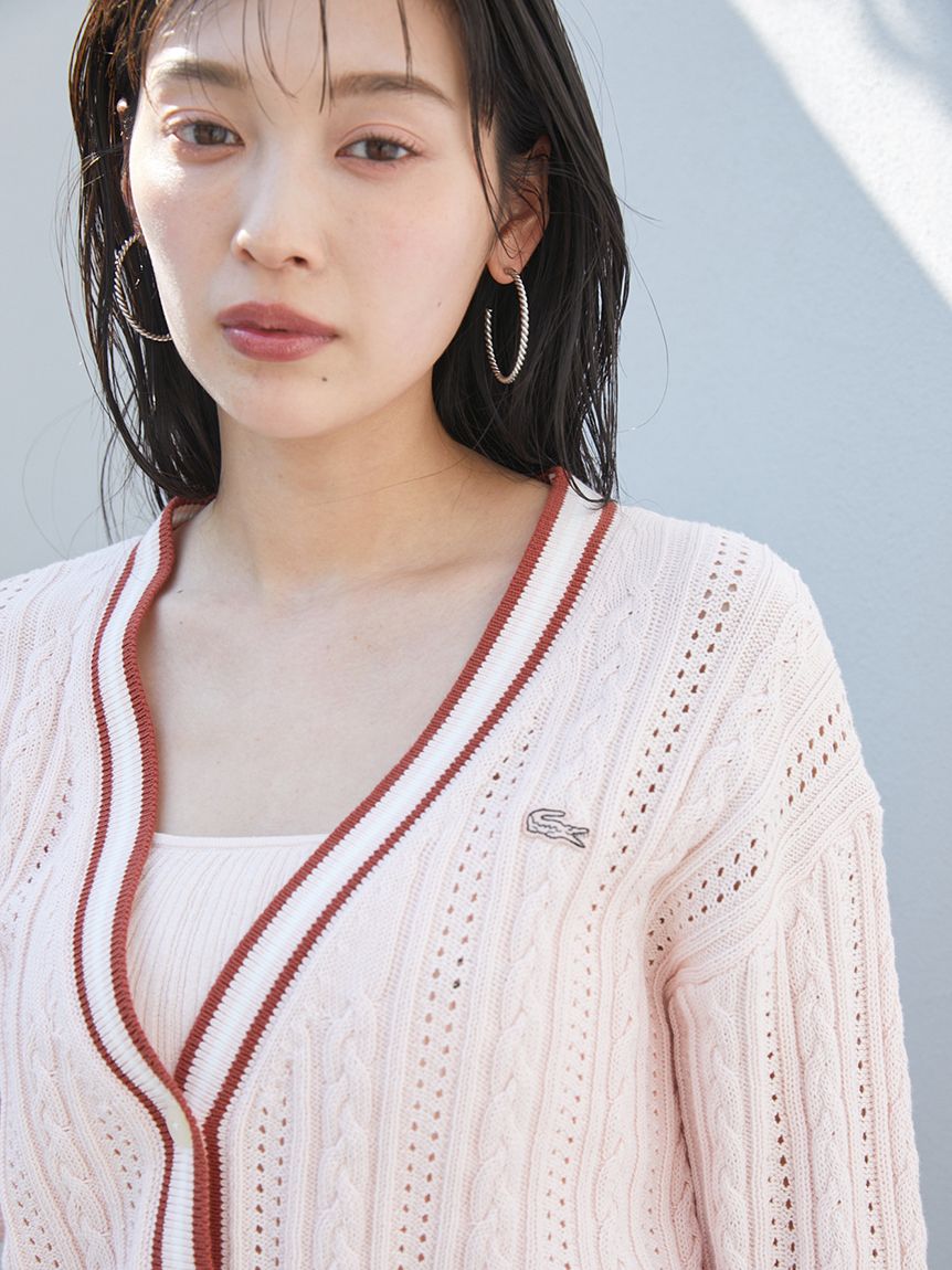 LACOSTE/ニットカーディガン(カーディガン)|トップス|SNIDEL LACOSTE/ニットカーディガン(カーディガン)|トップス|SNIDEL