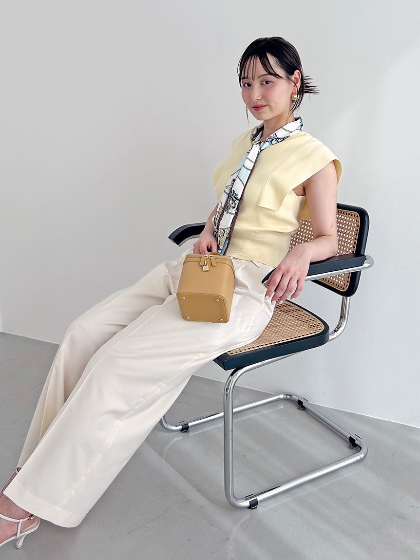 新作新品　スナイデル♡Sustainableタイセットノースリニットプルオーバー Sustainableタイセットノースリニットプルオーバー(ニット
