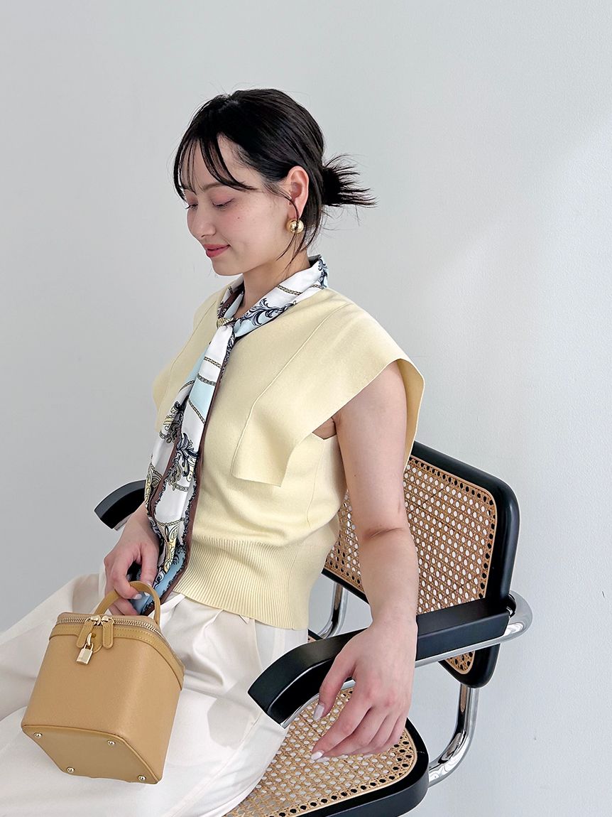 スナイデル　Sustainableスキッパーニットプルオーバー　バッグセット SNIDEL｜Sustainableスキッパーニットプルオーバー | Rakuten