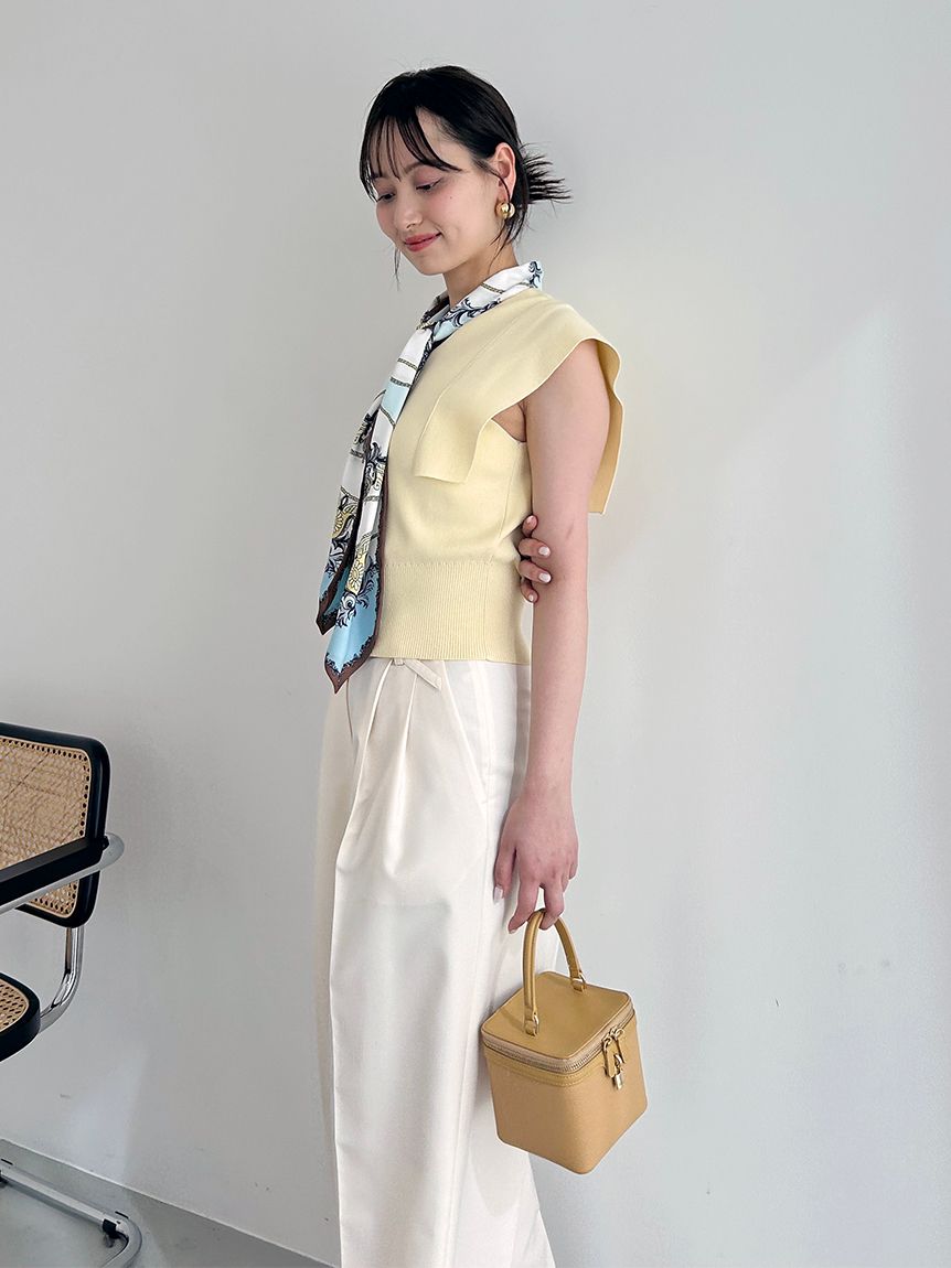 新作新品　スナイデル♡Sustainableタイセットノースリニットプルオーバー Sustainableタイセットノースリニットプルオーバー(ニット