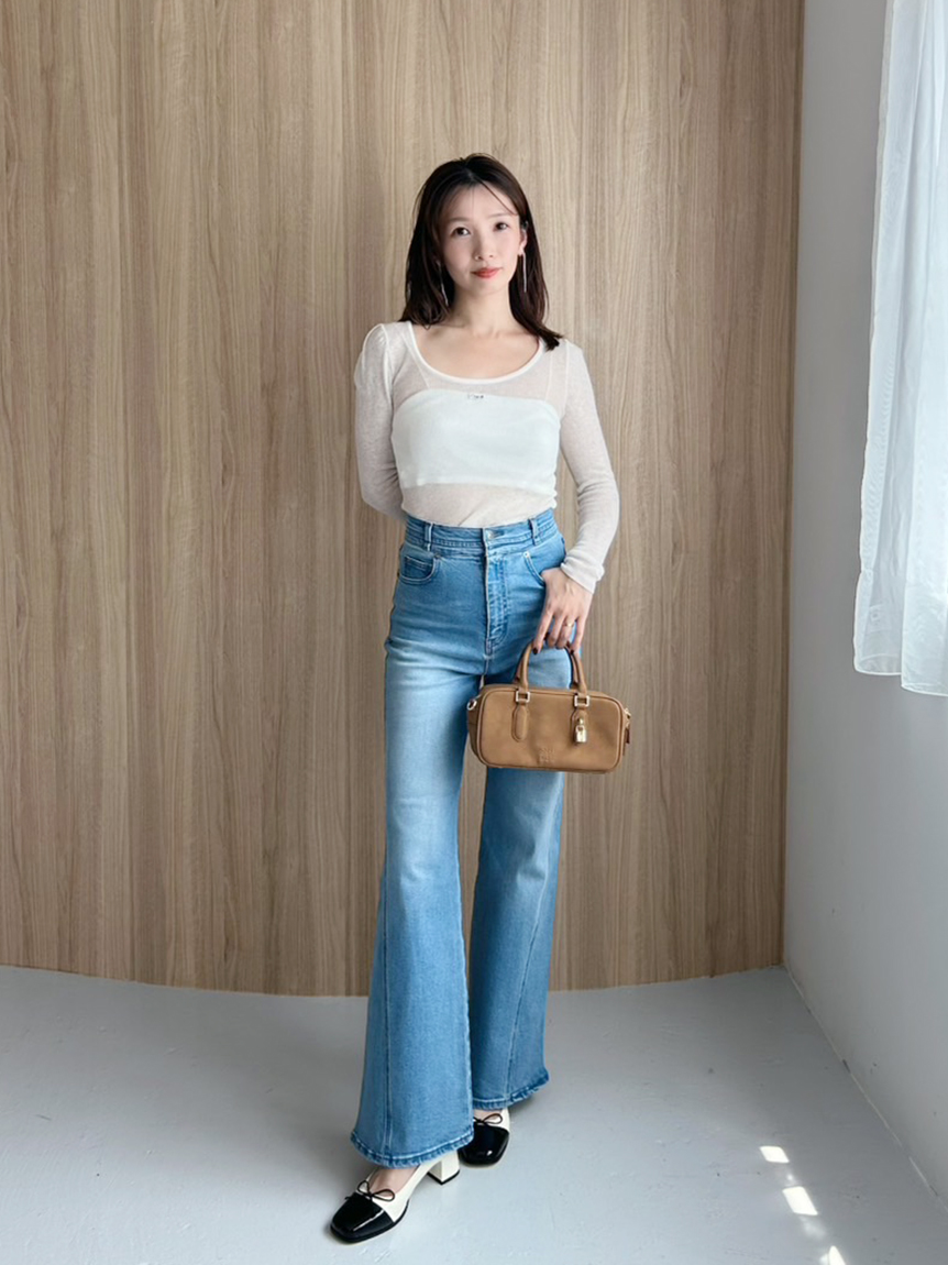 【Chacott】シアーリブニットSWNT254085 Chacott】シアーリブニット(ニット)｜トップス｜SNIDEL