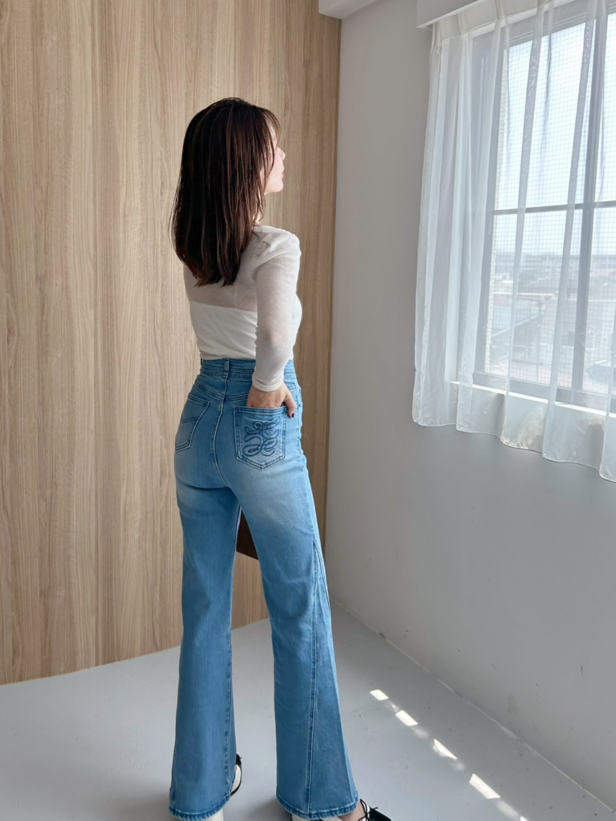 snidel chacott シアーリブニット pnk-f Chacott ニット セーター 「Chacott」シアーリブニット レディース