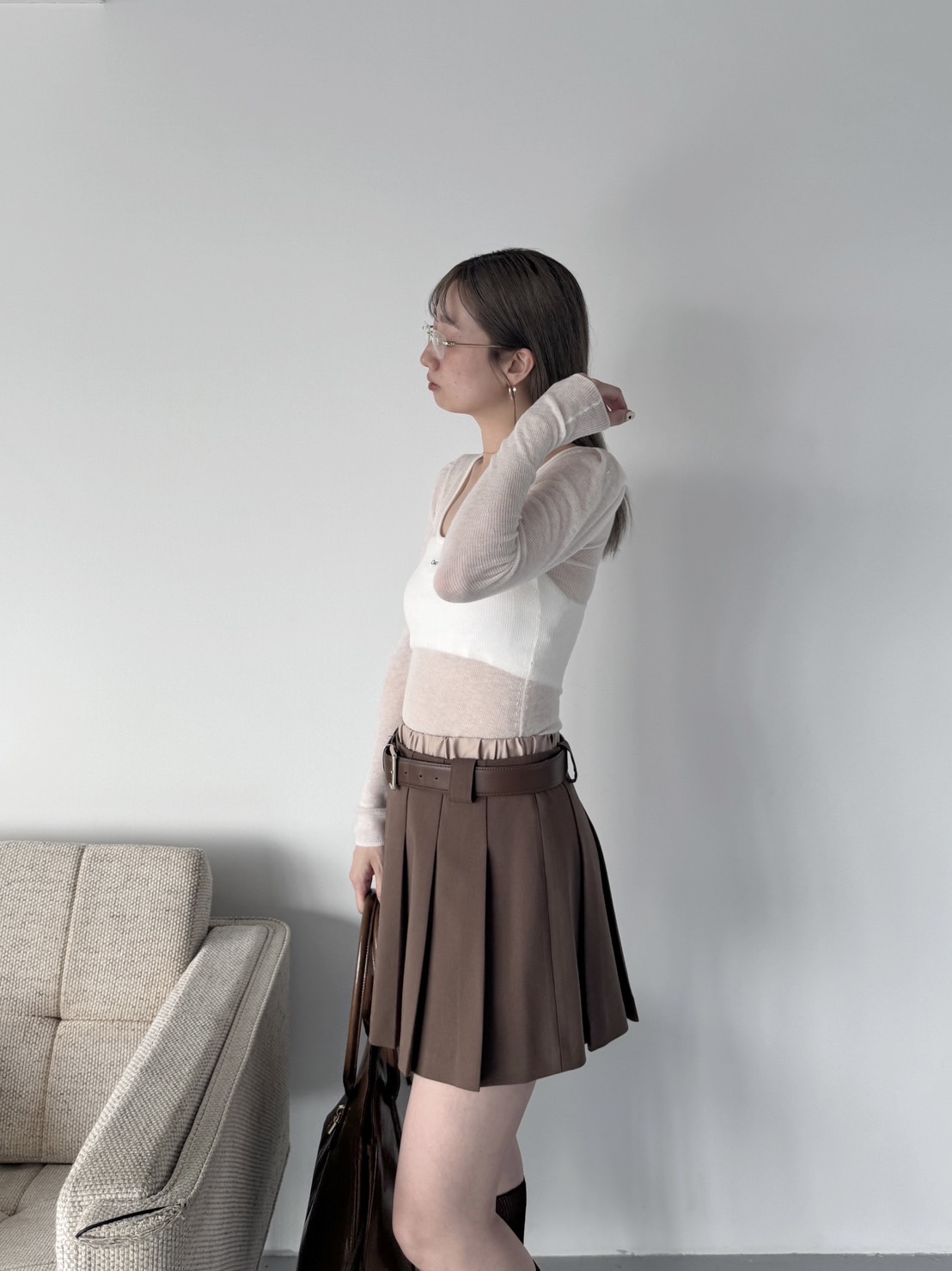 Chacott】シアーリブニット(ニット)｜トップス｜SNIDEL