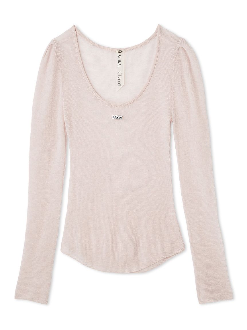 Chacott】シアーリブニット(ニット)｜トップス｜SNIDEL
