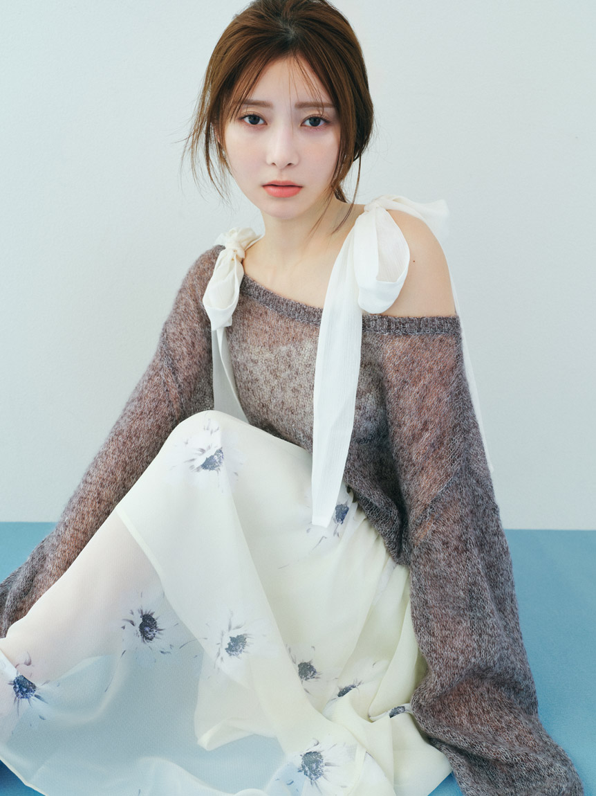 WEB限定カラーあり】シアーモヘヤルーズプルオーバー(ニット