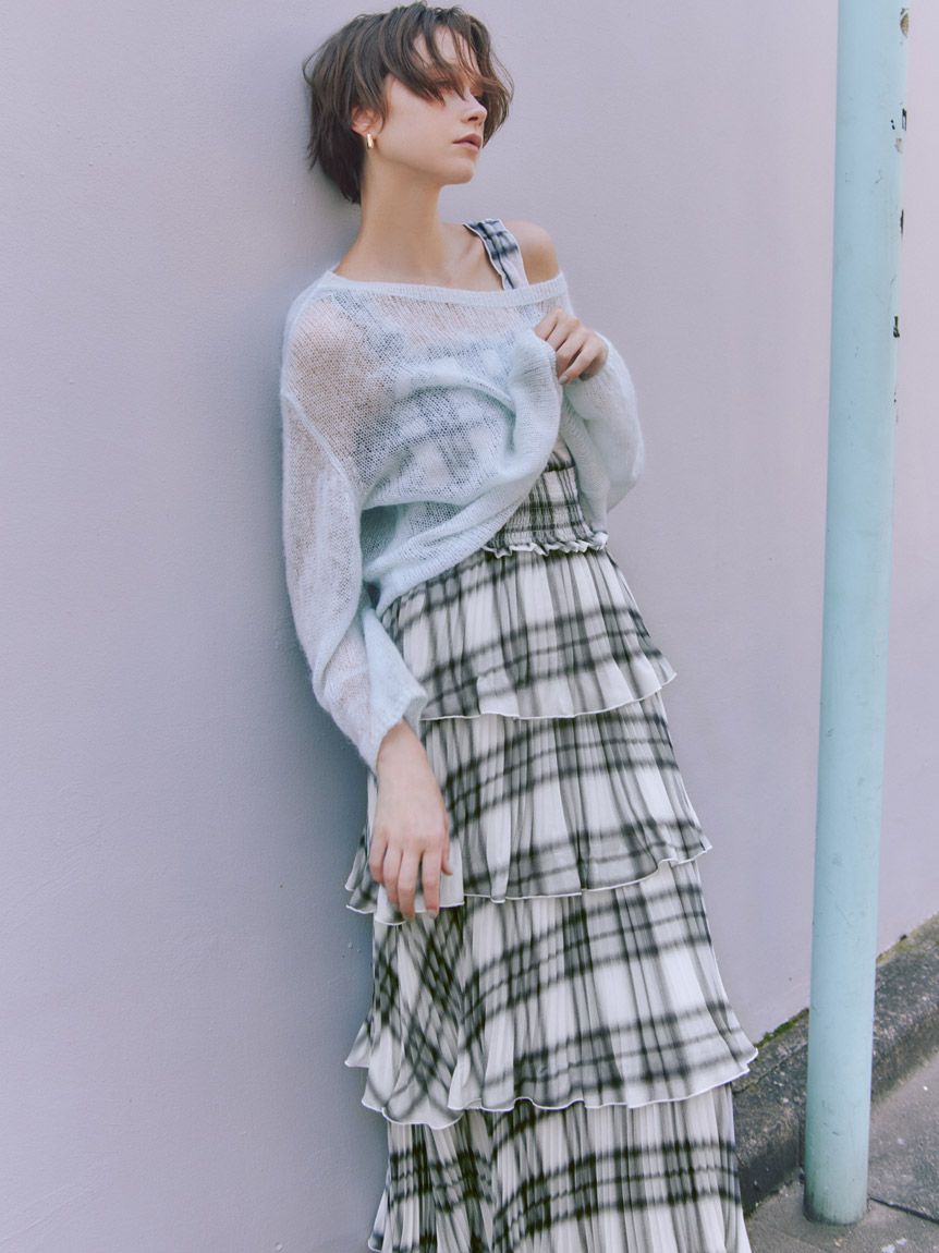 専用 スナイデル シアーモヘヤルーズプルオーバー WEB限定カラーあり】シアーモヘヤルーズプルオーバー（ニット